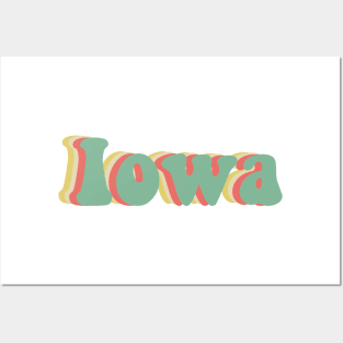 Iowa 70's Posters and Art